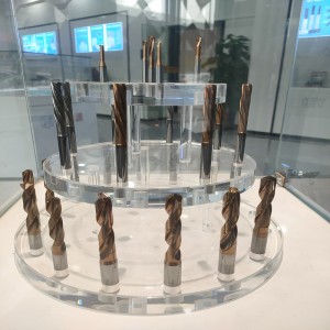 Perceuse en acier en tungstène enduit